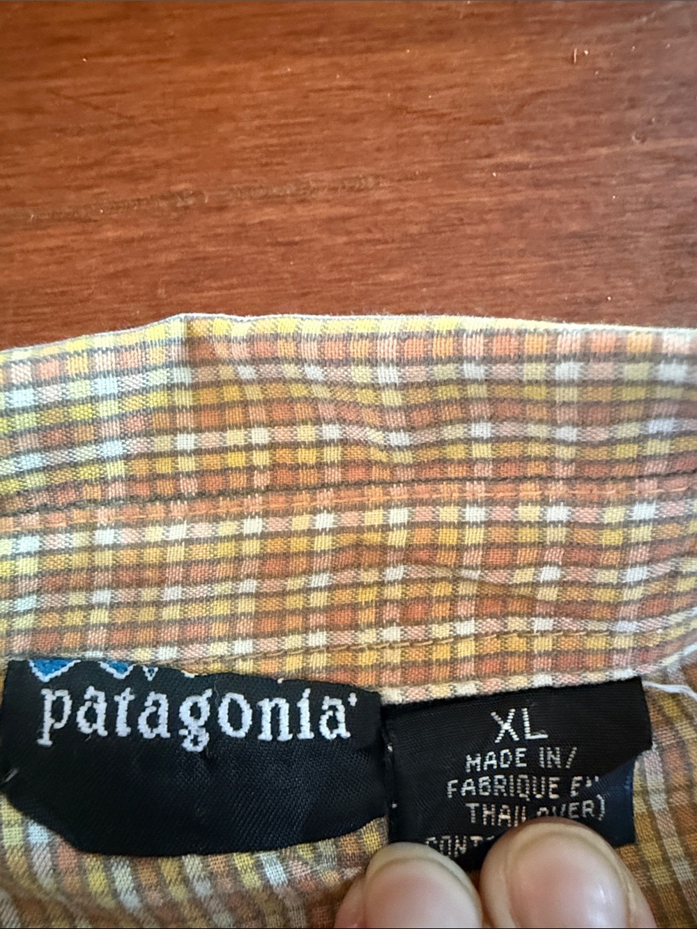 Vintage 2003 Patagonia Men's Plaid button down short sleeve shirt size XL